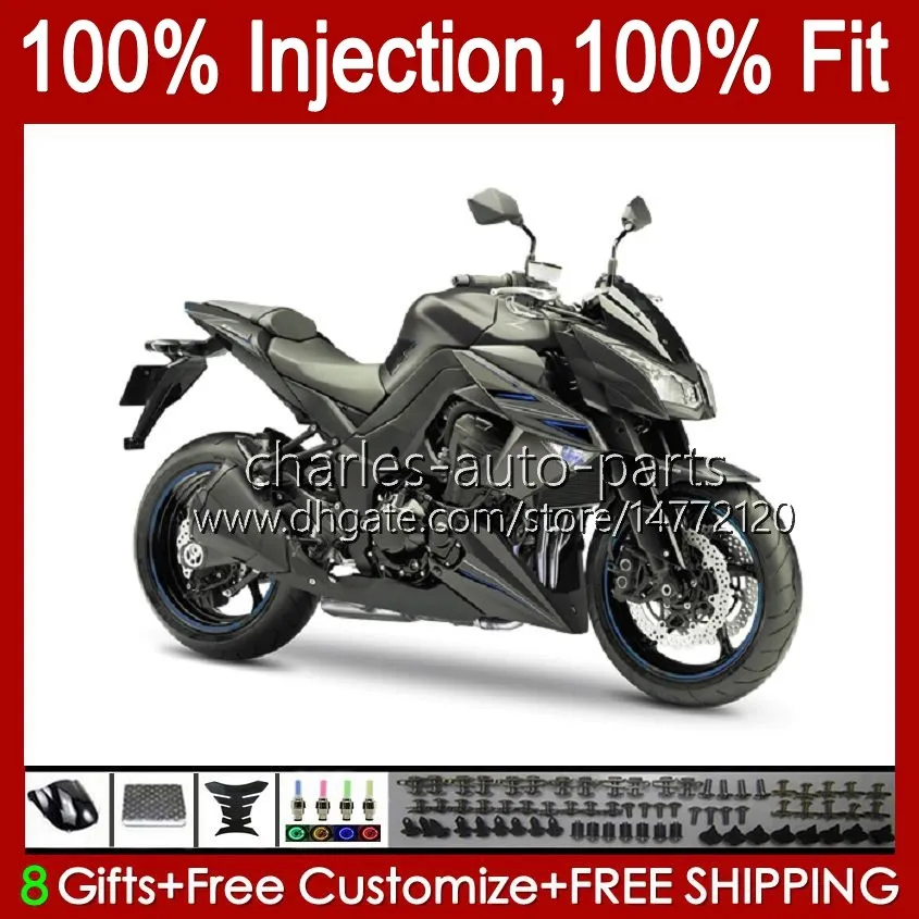 kawasaki 닌자 Z 1000 R Z-1000 10 11 12 13 년 차체 15NO.52 Z-1000R Z1000 2011 2012 2013 Z1000R 2010-2013 OEM 페어링 키트 플랫 컬러 블랙