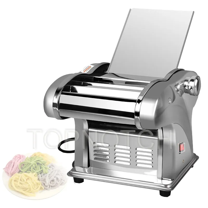 Commercial Electric Pasta Maker Machine – 135W Stainless Steel Dough Roller & Noodle Cutter For Homemade Pasta