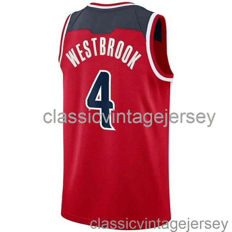 Russell Westbrook 4 75th Anniversary Swingman Jersey Stitched Basketball Jersey for Men Women and Youth in XS 6XL Sizes