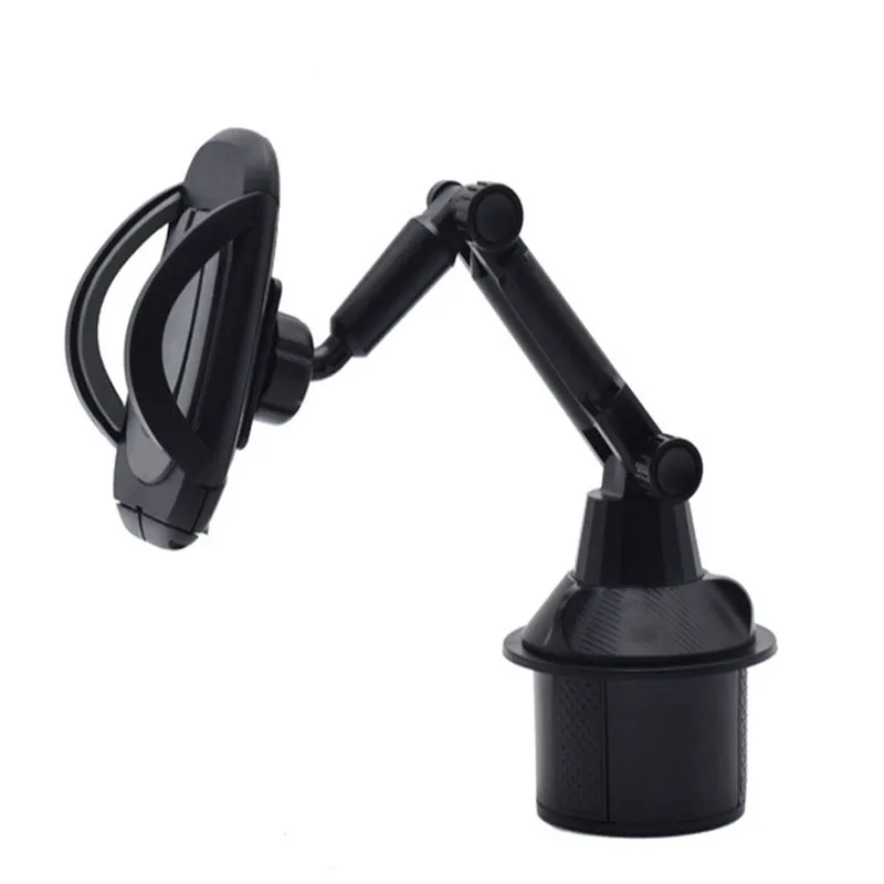 Lange arm universele 360 ​​graden verstelbare zwanenhals mobiele telefoon cup houder stand cradle auto mount