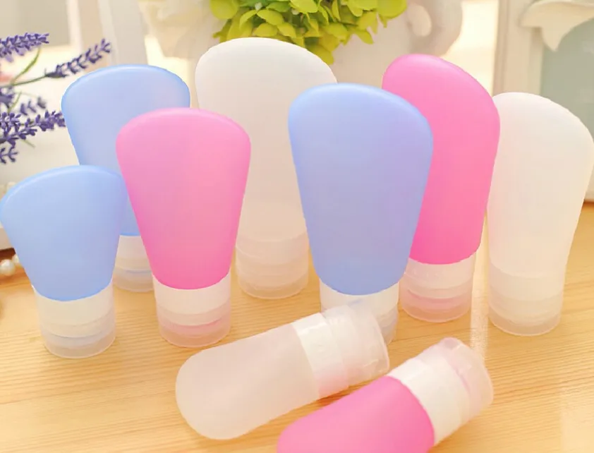 500pcs Travel Refillable Bottles Silicone Skin Care Lotion Shampoo Gel Squeeze Bottle Tube Containers Squeeze Kits Botella