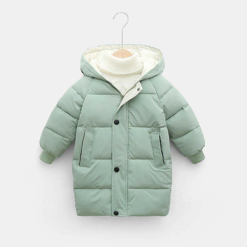 Fashion Boys Snow Parka Winter Jacket Girls kids Down Cotton Coat Waterproof Snowsuit Children Zipper Sport Clothes TZ602 H0909