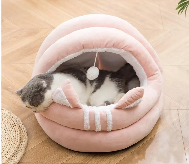 Dog Bed for Small Cat Washable Slip Resistant Bottom Round Super Soft Plush Puppy Beds Warming Pet Cushion