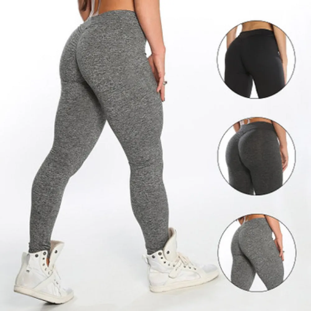 Quick Dry Women Pants Gym Leggings Booty Enhancer Scrunch Legging Custom  Fitness Sport Tights Butt Lifting Heather Grey Yoga Spandex From Herish,  $10.46