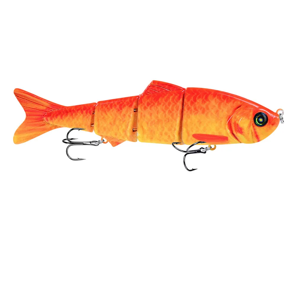 Alta Qualidade 5 Cor 15.5cm 38G Multi 4 SEÇÃO PESCA DE PESCA PIKE Lure Set Junted predador iscas