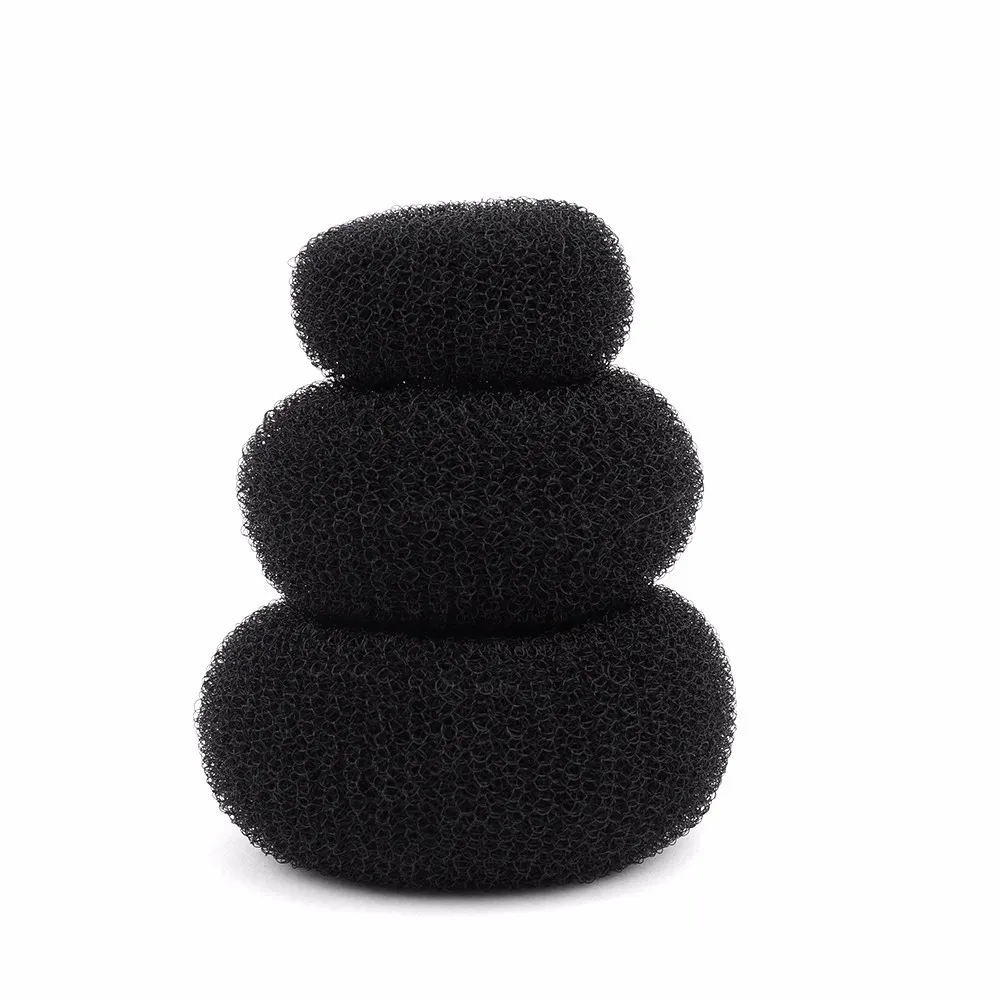 Hårbulle Maker Donut Foam Sponge Hairbands Easy Big Ring Frisyrtillbehör för Girls Women Lady