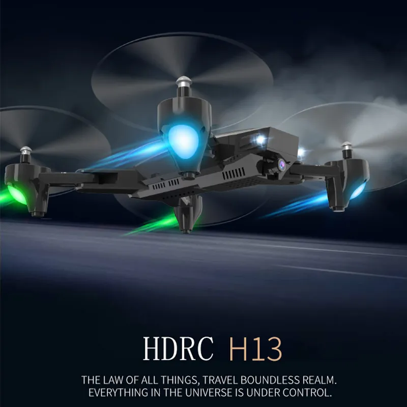 Drone H13 RC avec caméra HD 4K, quadricoptère aérien professionnel, jouet pour enfants, WiFi FPV, Transmission en temps réel, très beau cadeau