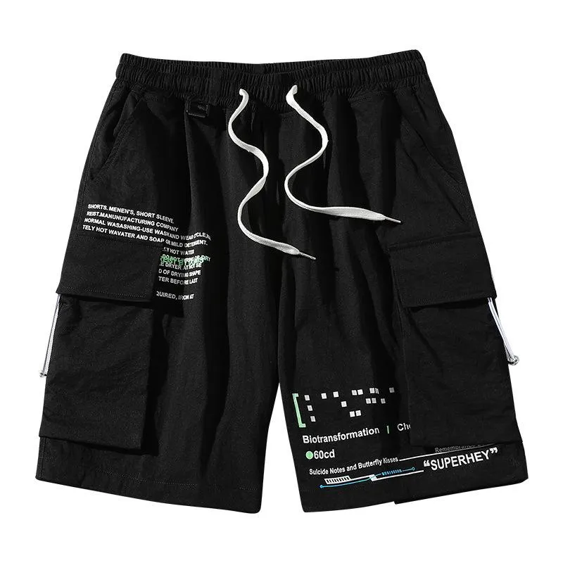 Men's Shorts Luren 2021 Model Polyester Short Pants Cargo For Men
