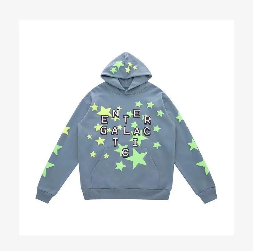 Erkekler Kadınlar Hip Hop Tişörtü Kaktüs Bitki Bit Pazarı Kid Cudi Hoodie Kapüşonlu Kazak Enter