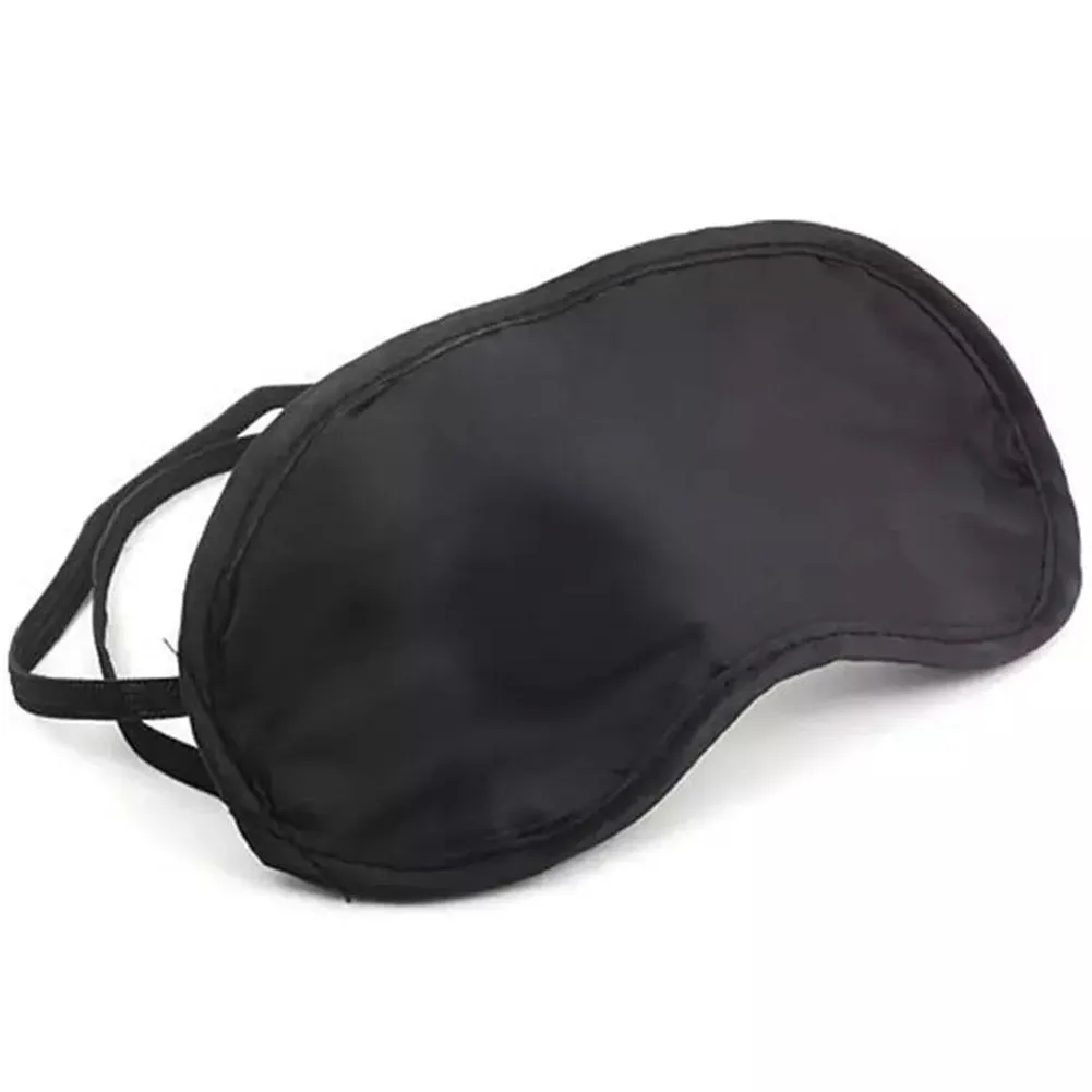 200pcs Sleeping Eye Mask Shade Nap Cover on Sales Blindfold Sleep Travel Rest Occhi Maschere Fashion Coverd Case Black Bedding Supplies 18,5 * 8,5 cm