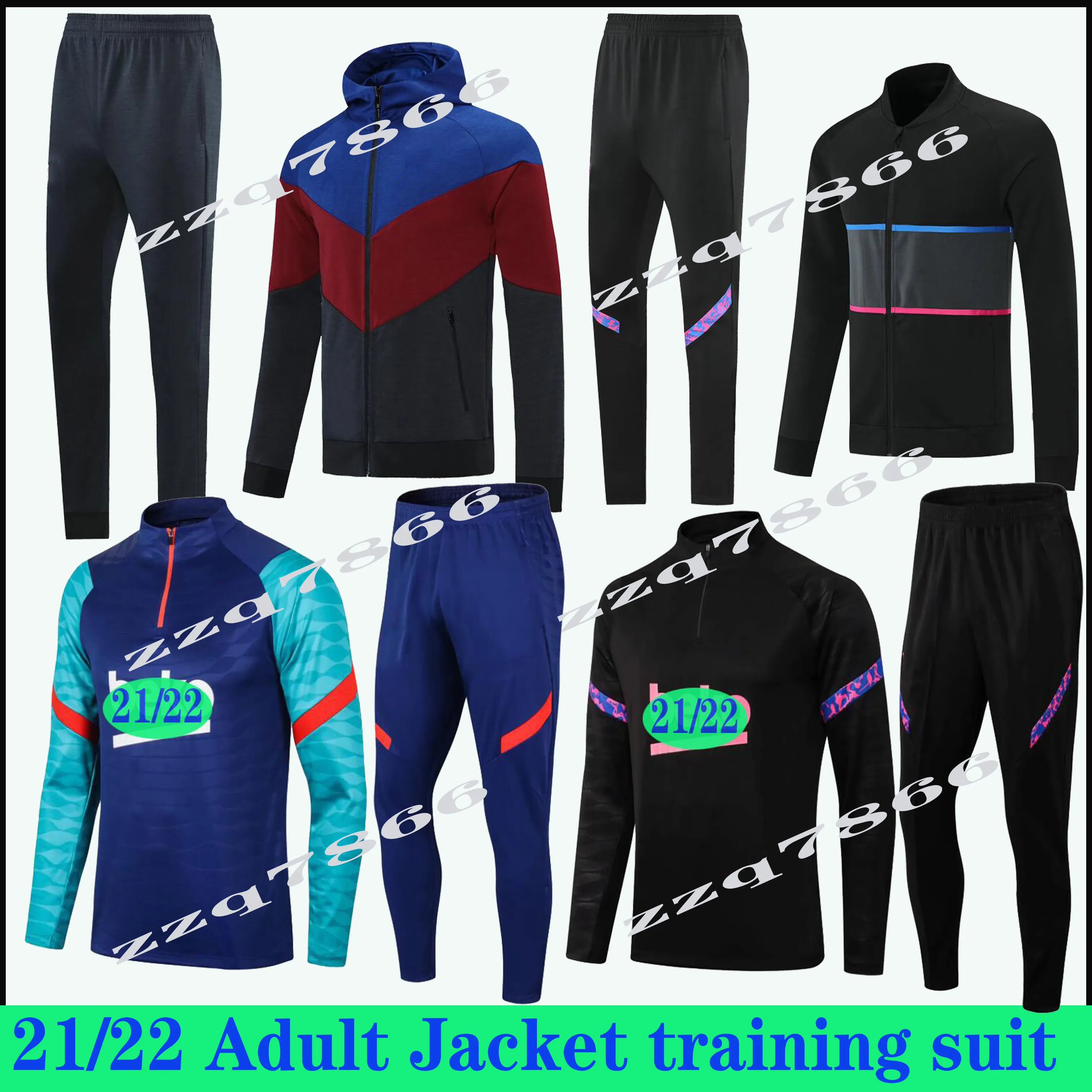 21 22 MEMPHIS KUN AGUERO Jacket Tracksuits Soccer Coat Sport Casual Clothing Training Shirts Football GRIEZMANN Sportwear Zipper Uniform Sweatshirt Tracksuit