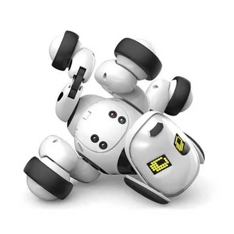 새로운 2.4G 원격 제어 스마트 로봇 강아지 프로그래밍 가능한 무선 아이 장난감 지능형 로봇 개 전자