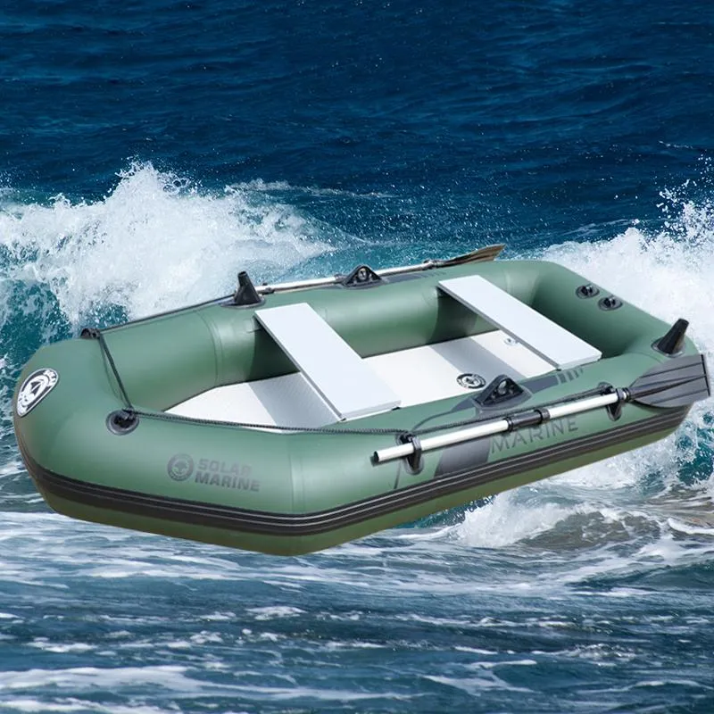 Solarmarine Großhandel 270 CM 4 Personen Günstige Kajaks Aufblasbare Kajak Angeln Air Deck Bottom Ozean Tretboote Für Verkauf