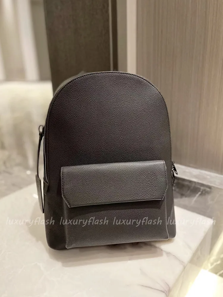 Designer Men Backpack 2023 New Fashion Trend Leisure Youth Mens Medium Backpacks Black Grey Women Large-capacity High Quality School Purses 2 Color