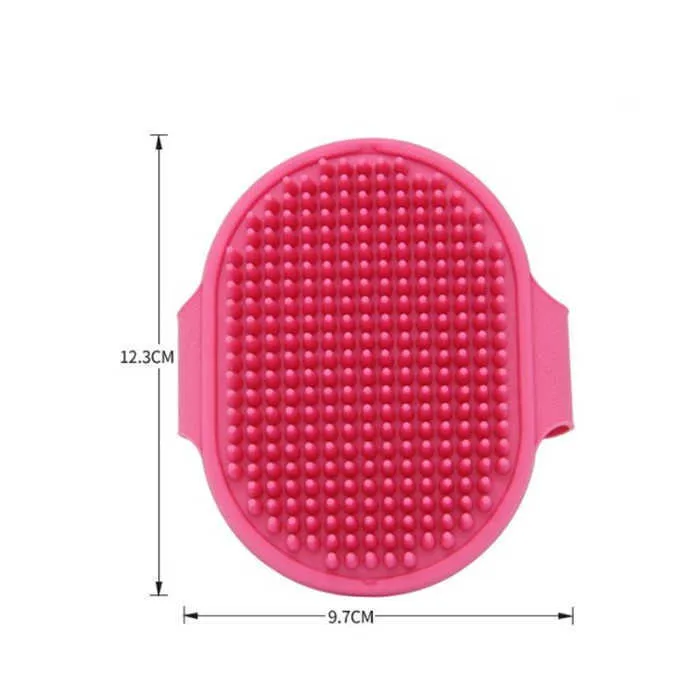 Dog Bath Brush Comb Silicone Pet SPA Shampoo Massage Brush Shower Hair Removal Comb For Pet Cleaning Grooming Tool YHM239