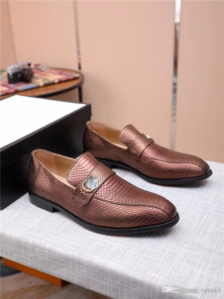 L5 Marka Męskie Formalne Buty Prawdziwej Skóry Coiffeur Brown Sukienka Luksusowe Buty Designer Mężczyźni Biuro Eleganckie Buty Mężczyźni Klasyczny Sapato Oxford 22