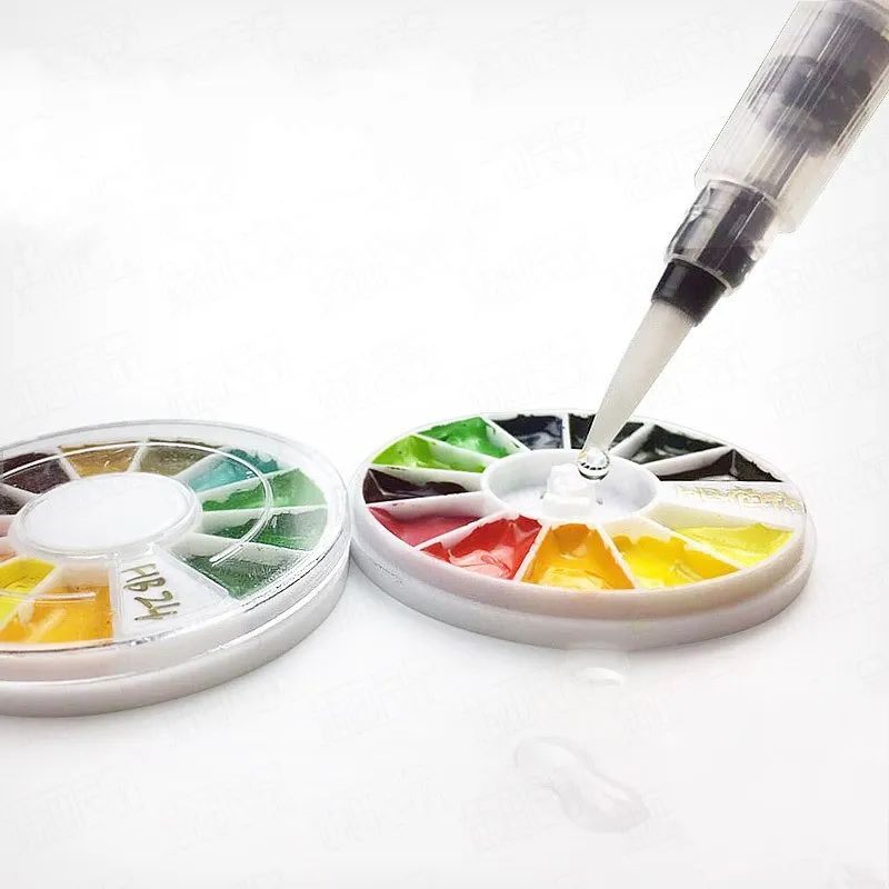Different Size Refillable Pens Color Pencils Ink Pen Ink Soft Watercolor Brush Paint Brush Painting Art Supplies 222 V2