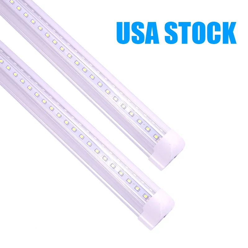 Luminaire de 1,5 m, tube LED intégré T8 de 152,4 cm, ampoules connectables de 1,5 m pour garage, entrepôt, forme en V, barre de bande de 1,5 m, plafonnier LED 45 W 48 W 4500 lm 4800 lm.