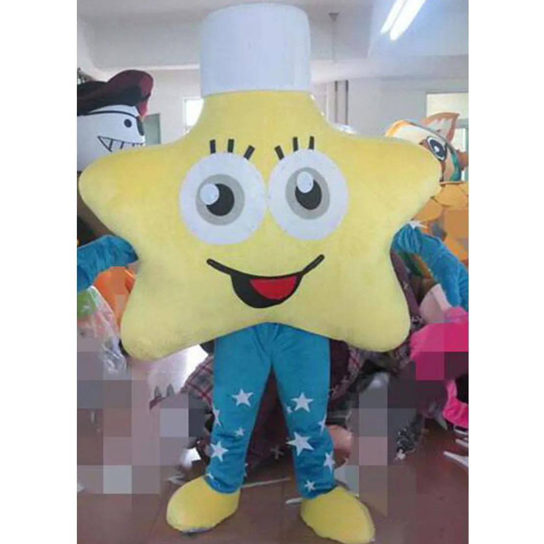 Costume de mascotte Halloween pentagramme de haute qualité dessin animé en peluche thème Anime personnage taille adulte noël carnaval fête d'anniversaire tenue fantaisie