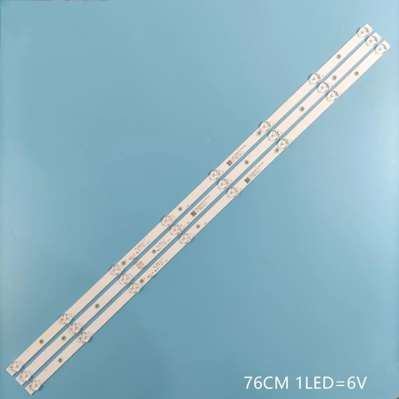 Lichte kralen LED-achtergrondverlichting Strip 8 Lamp voor AIWA 40 "TV EU40DT200 MS-L2665-A MS-L2665-B VVK 40LEM-1043/FTS2C 40F9000ST LA021