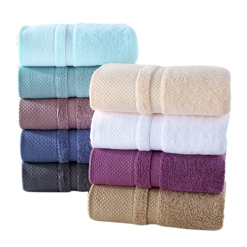 Czysta bawełna dorosły pogrubiony ręcznik do twarzy 120g Długie bawełniane bawełniane bawełniane miękkie niestandardowe logo 16 kolorów Waga 125g EEO2250
