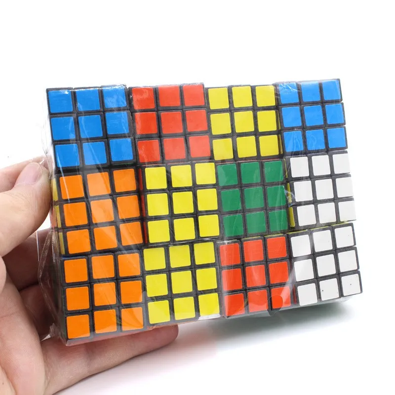 3cm 미니 퍼즐 큐브 매직 큐브 인텔리전스 장난감 퍼즐 게임 교육 완구 키즈 선물 55 Y2