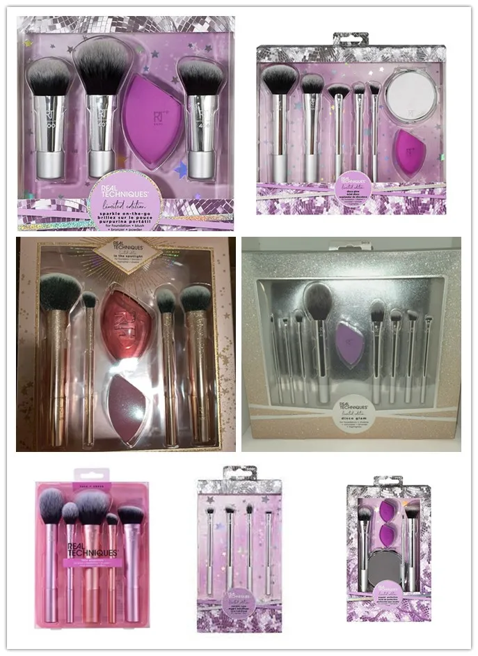 Wholesale Real Premium Makeup Kit Kit Kit Make Up Gunge Puf Clex Face Face Cream Faction Concered Highlight Powder Щетки Установить тень для глаз Косметика Красота Инструменты