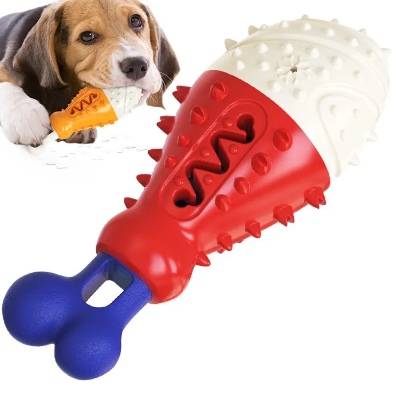 Turkey Leg Dog Toy Molar Stick Leaking Food And Chewing Dog Toothbrush