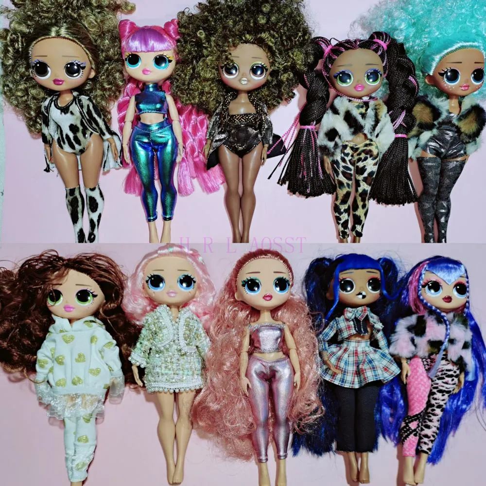 Oryginalne lalki LOL Surprise Dolls OMG Duża siostra może wybrać świąteczne zabawki dla dzieci, w tym odzież na sprzedaż