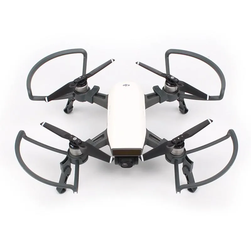 واقيات المروحة + مجموعة حماية معدات الهبوط القابلة للطي لملحقات طائرة بدون طيار للكاميرا DJI SPARK