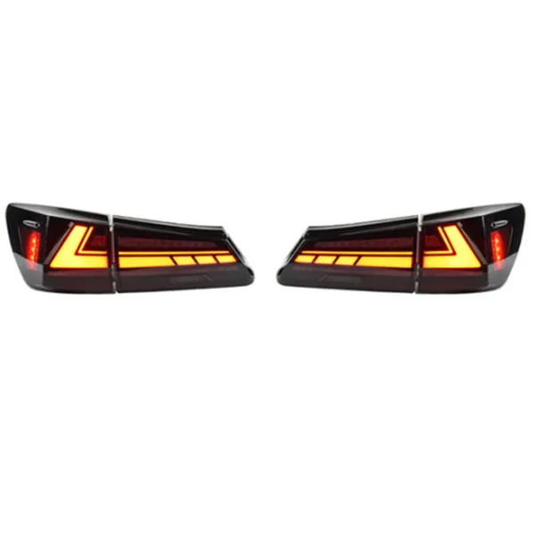 Araba arka lamba led sinyal kuyruk lambaları Lexus için parçalar IS250 IS300 2006-2012 Taillights ters park lambası