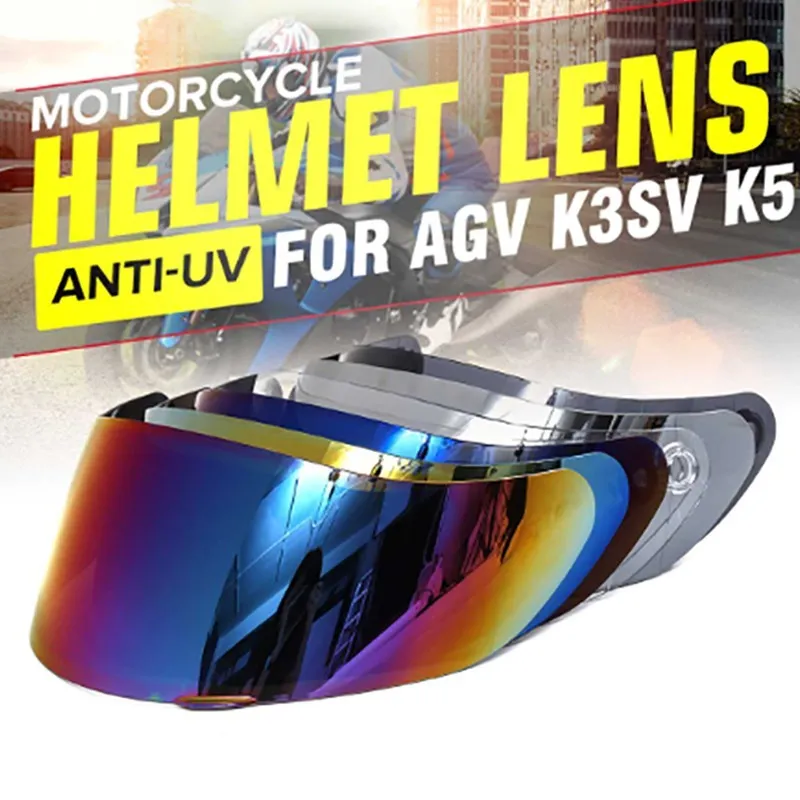 Original Full Face Glasses For AGV K5 K3 SV Tinted Motorcycle Visor