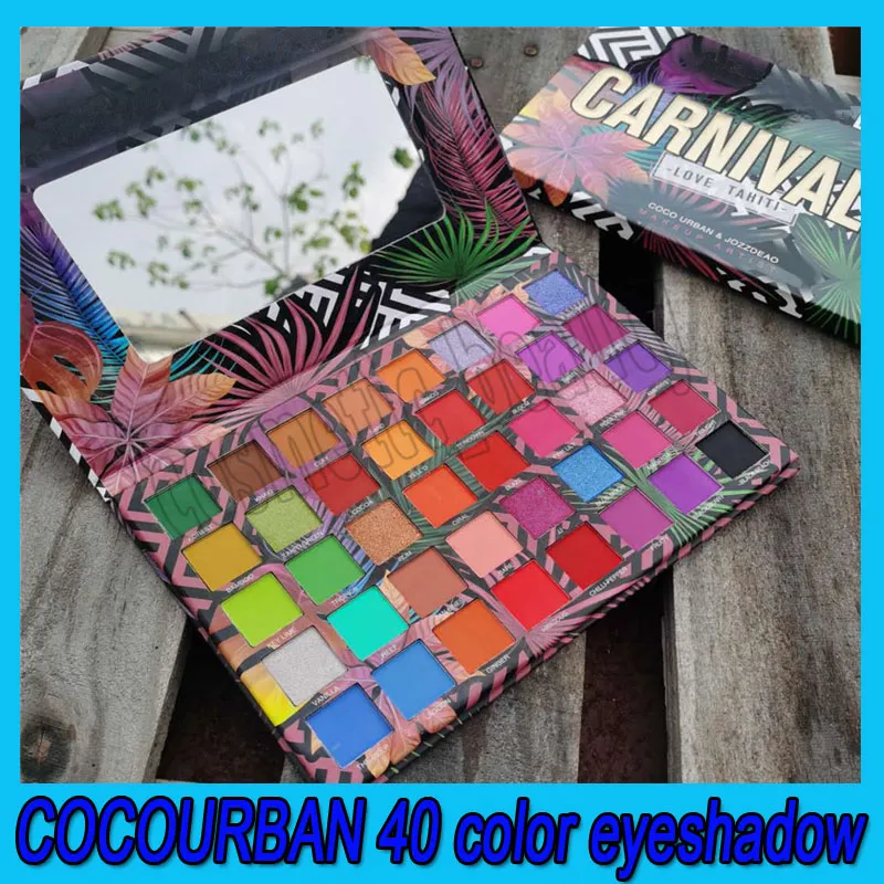 .2020 Hot Cocourban 40 Kleuren Oogschaduw Palet Matte Shimmer Oogschaduw Oog Make Cosmetica Make-up Gratis verzending