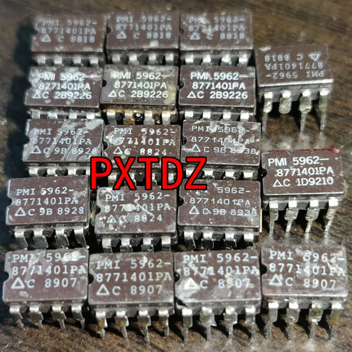 5962-8771401PA CDIP8 Circuitos integrados ICS, OP14AZ OP14AZ / 883 Amplificador operativo CDIP-8 Paquete de cerámica dual de 8 pines IC / OP14 2 FUNC, OP-AMP Chips