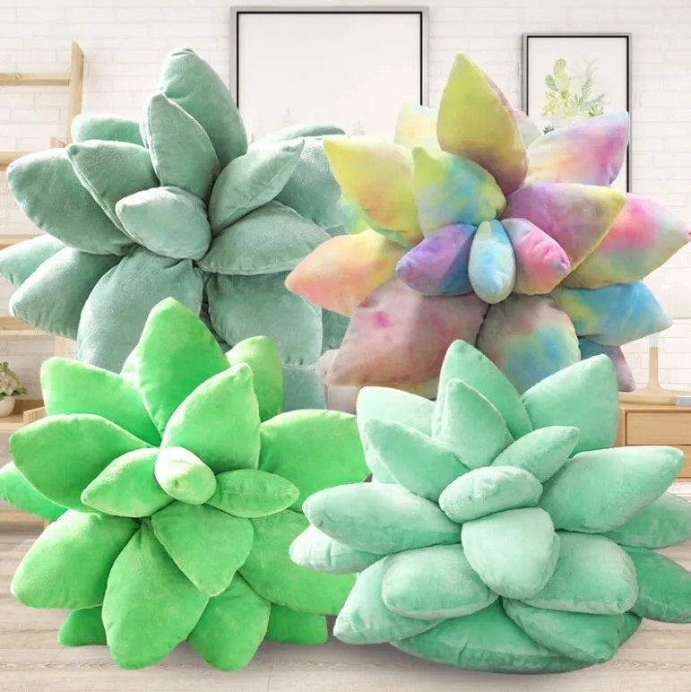 Simulation succulentes oreiller en pot jouets en peluche poupée succulente canapé coussin décoratif décoration de la maison enfants adulte cadeau enfant jouet