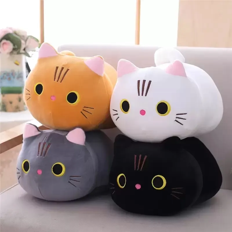 Plush Lalki Cute Cat 25/35 / 50 cm Sfutted Toy Cartoon Animal Children Sleeping Soft Pillow Sofa Poduszka Girl Birthday Prezent