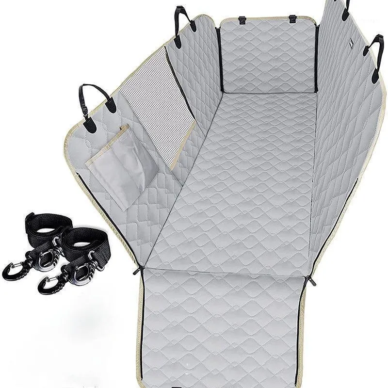 Housses de siège de voiture pour chien, tapis de voyage imperméable pour animaux de compagnie, coussin de Protection en hamac avec fermeture éclair et dispositif de Transport de poche