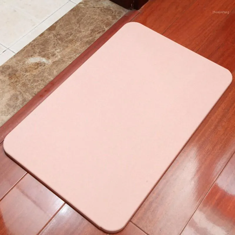 バスマット家庭用滑り液吸収耐久性天然珪藻の床の床浴室マットをきれいにするために耐えられる