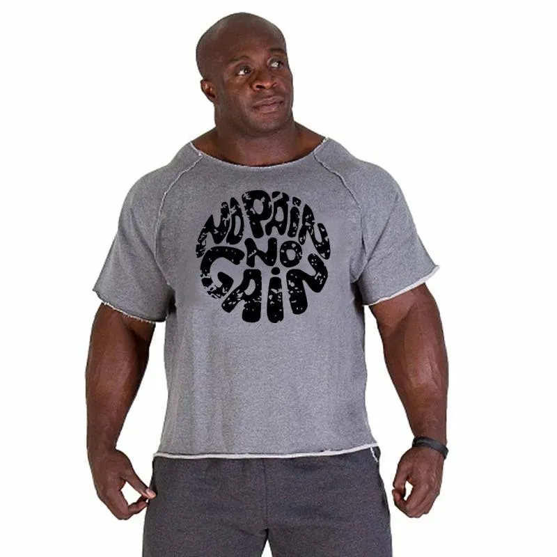 Uomo Oversize T Shirt Da Palestra Abbigliamento Da Palestra Abbigliamento  Da Uomo Nessuna Dolore Guadagno T Shirt Maschi Bodybuilding Magliette  Allentate Abbigliamento Traspirante Uomo Da 45,92 €