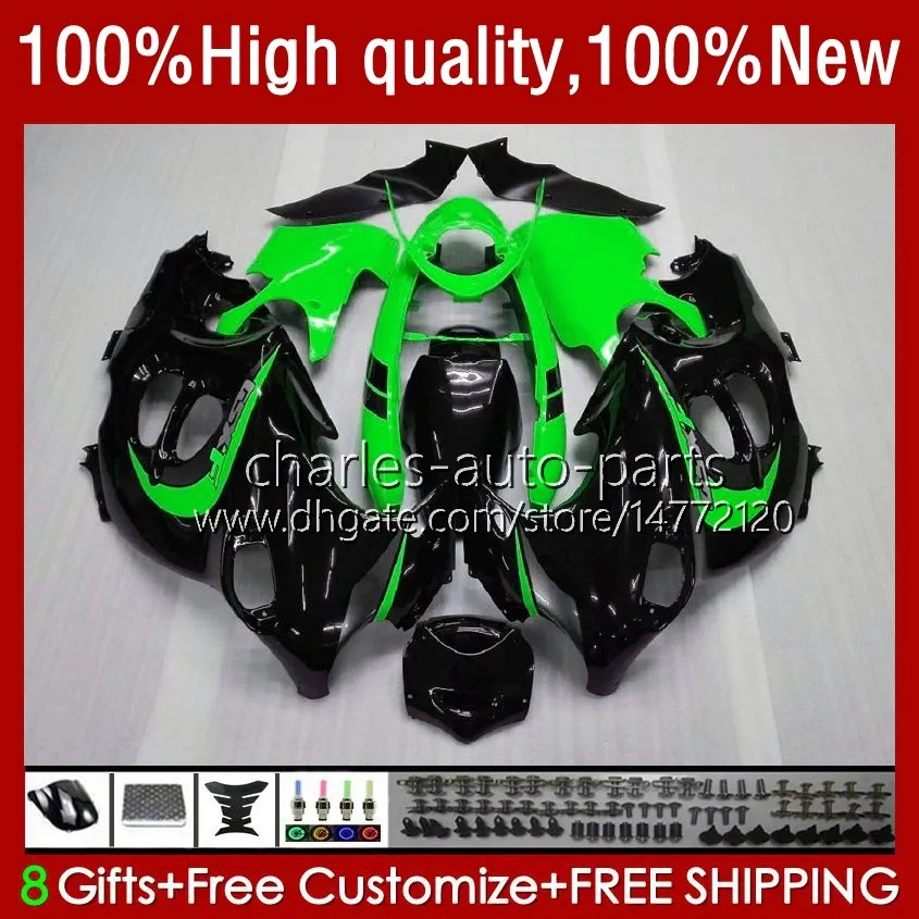 Suzuki Katana GSXF-600 GSXF 600CC 750 600 CC GSX750F GSXF600 03 04 05 06 07 33NO.99 GSXF750 GSX600F GSXF-750 750CC 2003 2004 2005 2006 2007 Yeşil Siyah Gövde