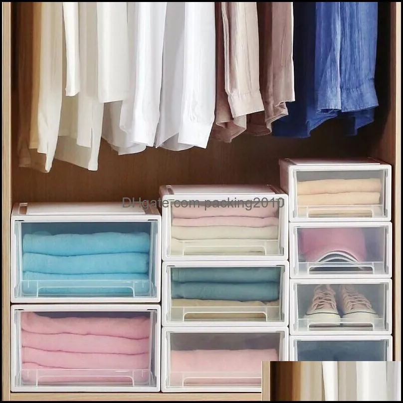 Storage Drawers Drawer Box Large Underwear Classification Cabinet Multifunction Organizer Wardrobe Closet Household Jbs25
