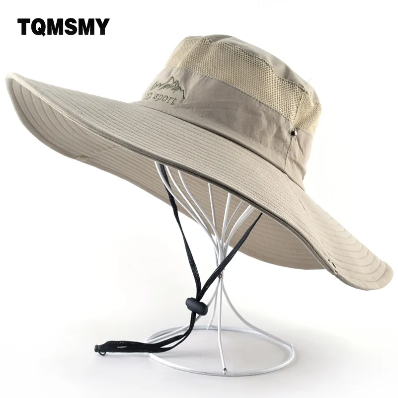 Anti UV Wide Brim Summer Khaki Sun Hat For Men And Women Ideal For Fishing,  Hiking, Camping, And Beach Activities Quick Drying Bucket Cap C0305 Y0910  From Mengqiqi08, $14.58