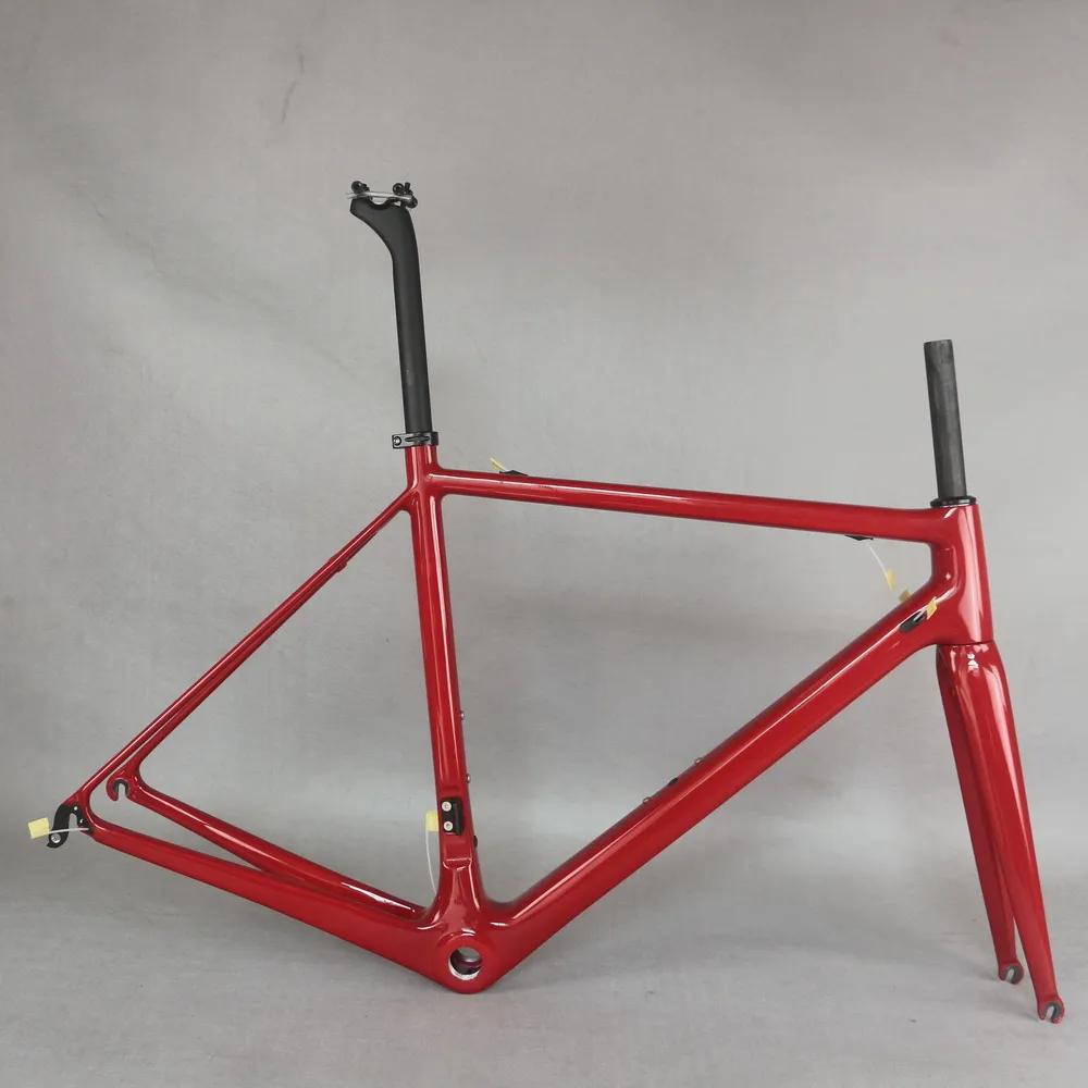 V-Brake Road Bike Frame FM066 Normal brake BSA Carbon Fiber T1000 Front 9 x 100mm Rear 9 x 130mm QR