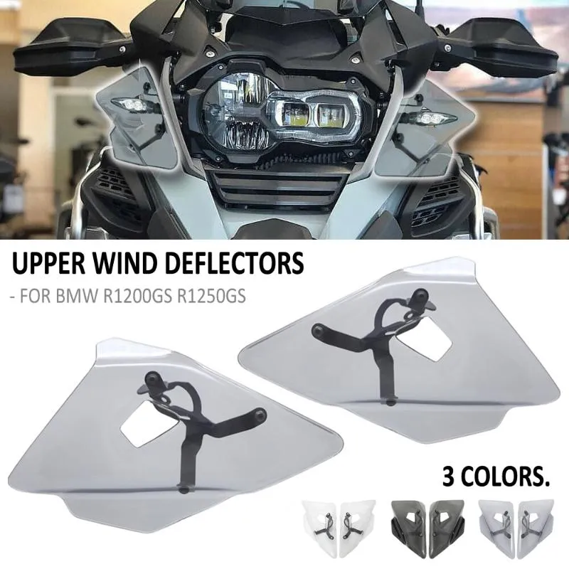 Motorcycle fairing store wind deflectors