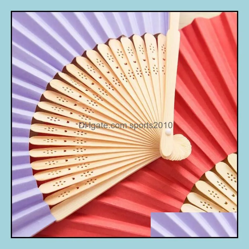 Personalized Wedding Fan Customized LOGO Hand-made Folding Fan Wedding Party Favor Giveaways For Guest Wholesale LX1808