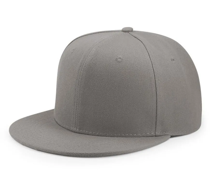 Casquette de sport vierge personnalisée pour toutes les équipes de baseball, casquette entièrement fermée pour hommes et femmes, loisirs décontractés, couleur unie, mode, taille été automne Hat00000