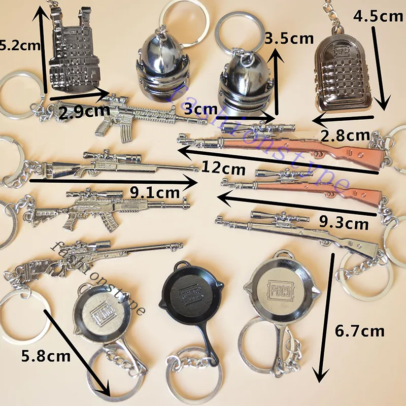 PUBG Peripheral Toy Keychain Pendant Delicate 2024 Model Lightweight Alloy Multicolor