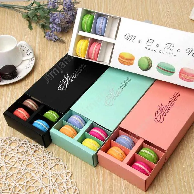 Macaron-Box für 12 Mulden, 20 x 11 x 5 cm, Lebensmittelverpackung, Geschenke, Papier-Partyboxen für Bäckerei, Cupcake, Snack, Süßigkeiten, Kekse, Muffin-Box, DAJ336