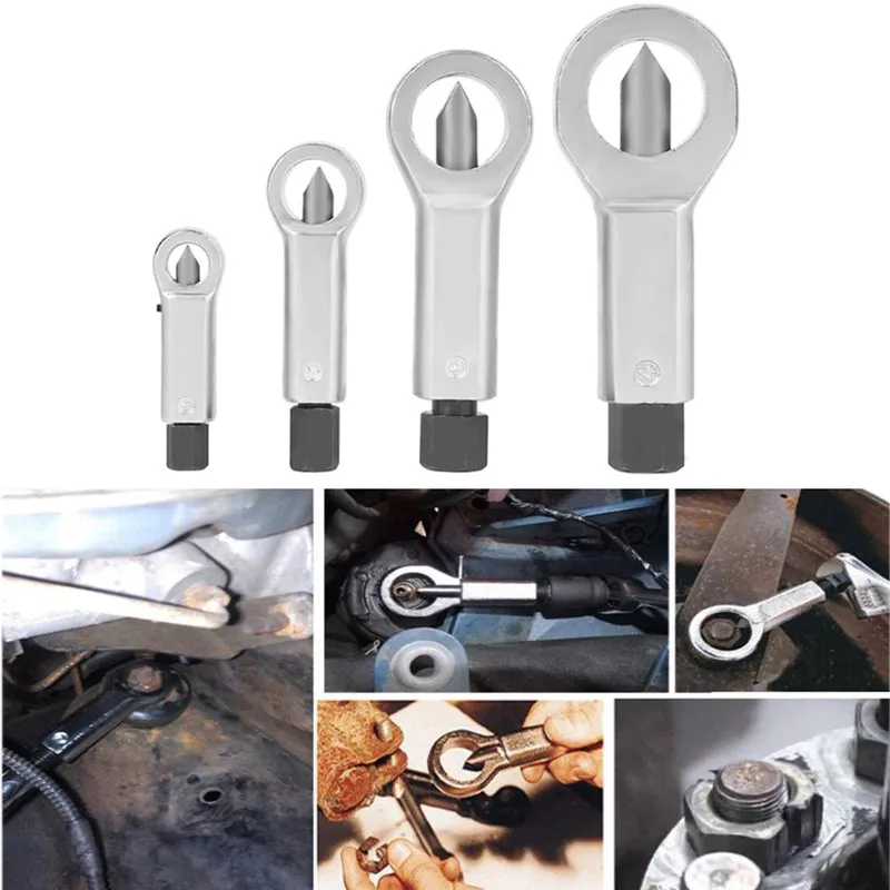 Adjustable Nut Remover Set 9 27mm Splitter For Damaged Nuts, Manual
