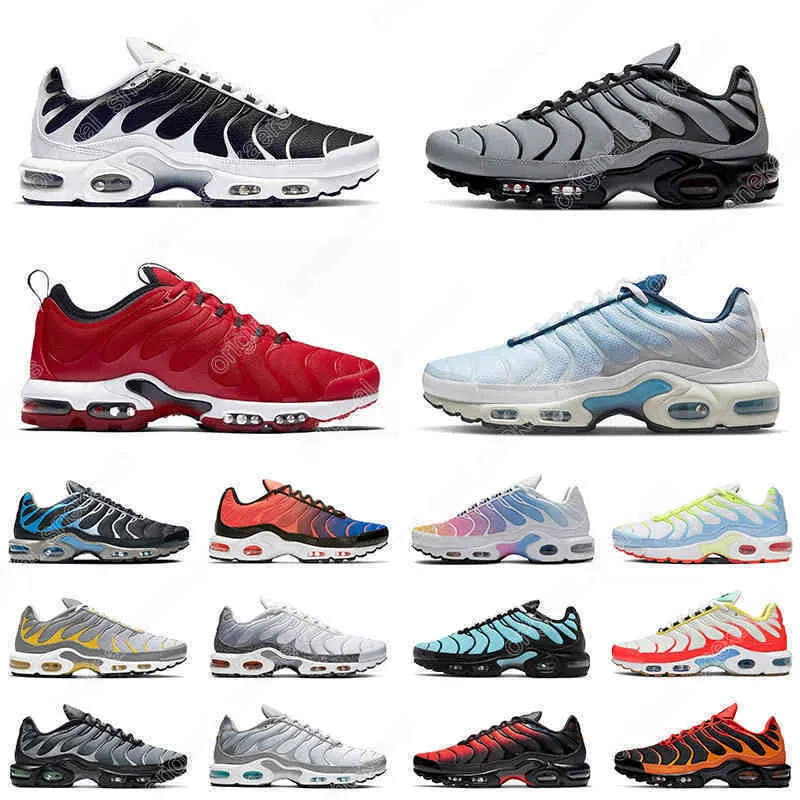 36-45 Tn Plus hombres mujeres Zapatos para correr University Red Voltage Purple White Pink Crater Oreo Wolf Grey Triple Black para hombre zapatillas de deporte al aire libre